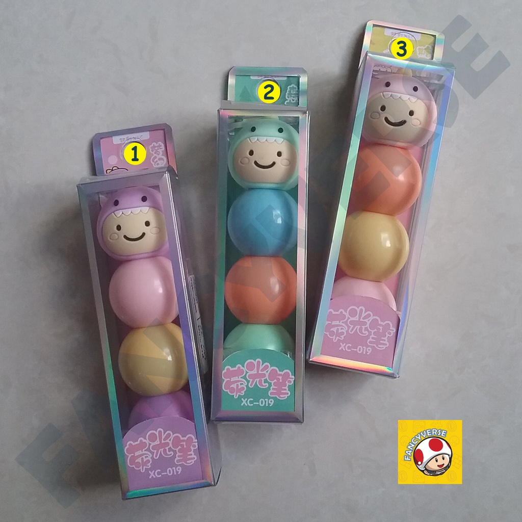 

Highlighter Pen Mini Susun Dino Kid 3 Warna (XC-019) / Textliner