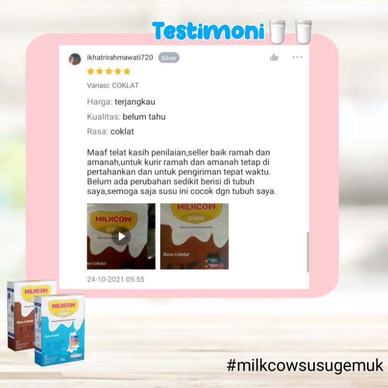 MILKCOW SUSU SAPI COCOK UNTUK PROGAM GEMUK