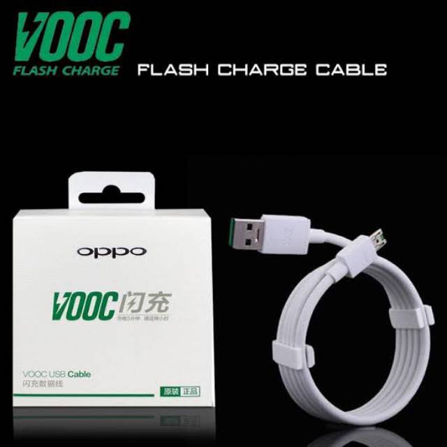 KABEL CHARGER OPPO MICRO USB VOOC FAST CHARGING KABEL DATA OPPO