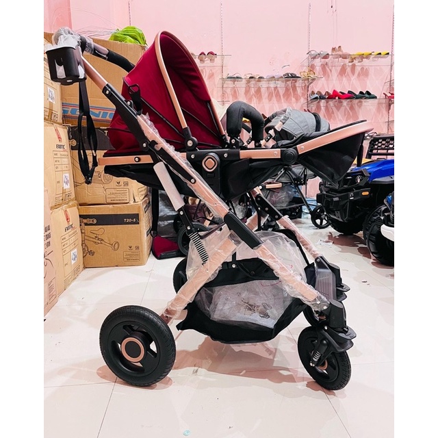 DIJAMIN ORIGINAL BABY STROLLER WONFUSS 511 LUXURY/ BABY BELECOO ORIGINAL CABIN SIZE  / Stroller Pliko Stream 387 / Kereta Dorong Bayi Reversible