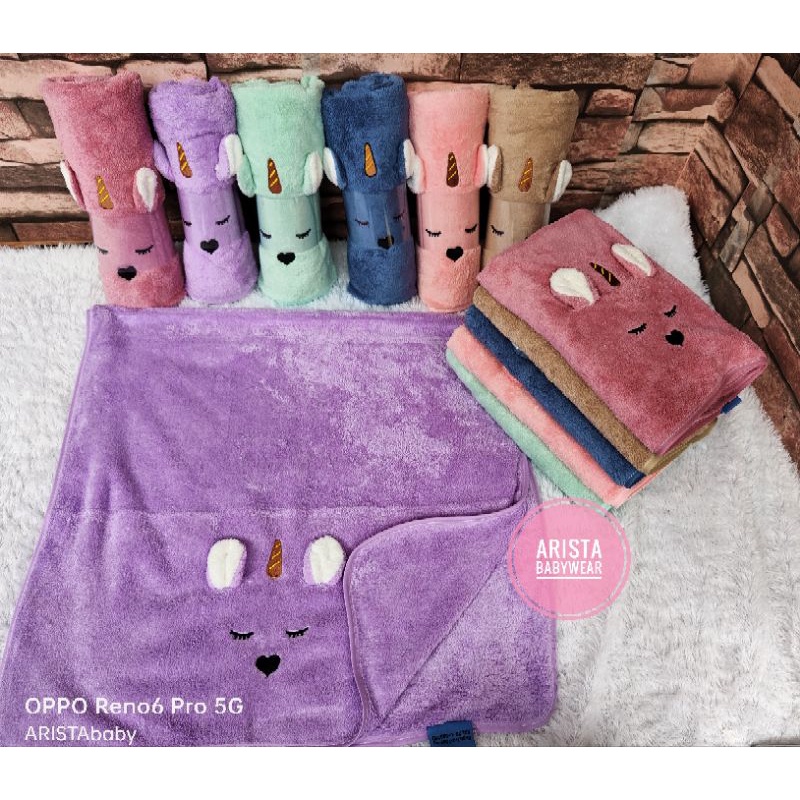 handuk bayi GEMOY import super lembut 100x50cm
