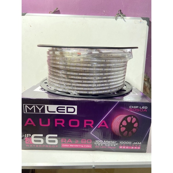 MY LED AURORA LED STRIP IP66 LAMPU LED SELANG 100M 100 METER