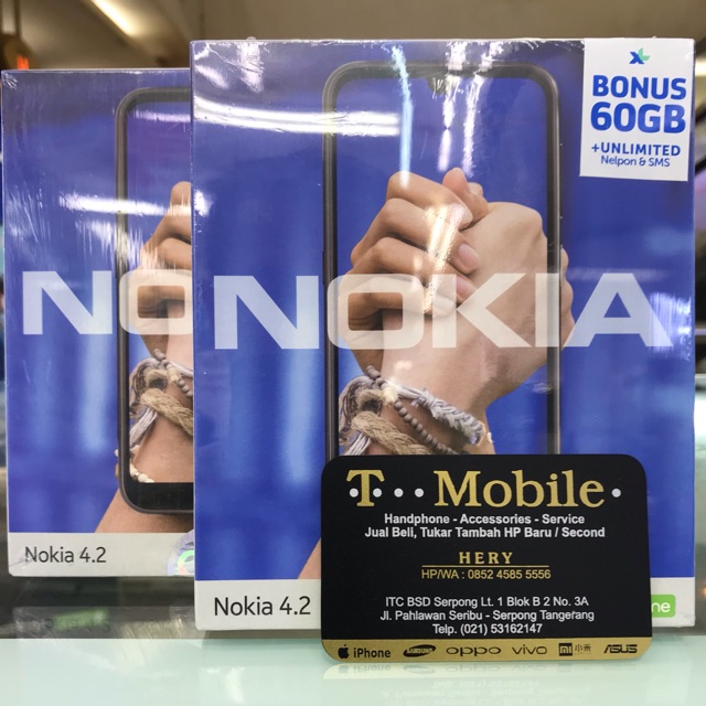 NOKIA 4.2 RAM 3GB 32GB Black Hitam, Support NFC, Baru New, Garansi Resmi Nokia Parastar 1 Tahun