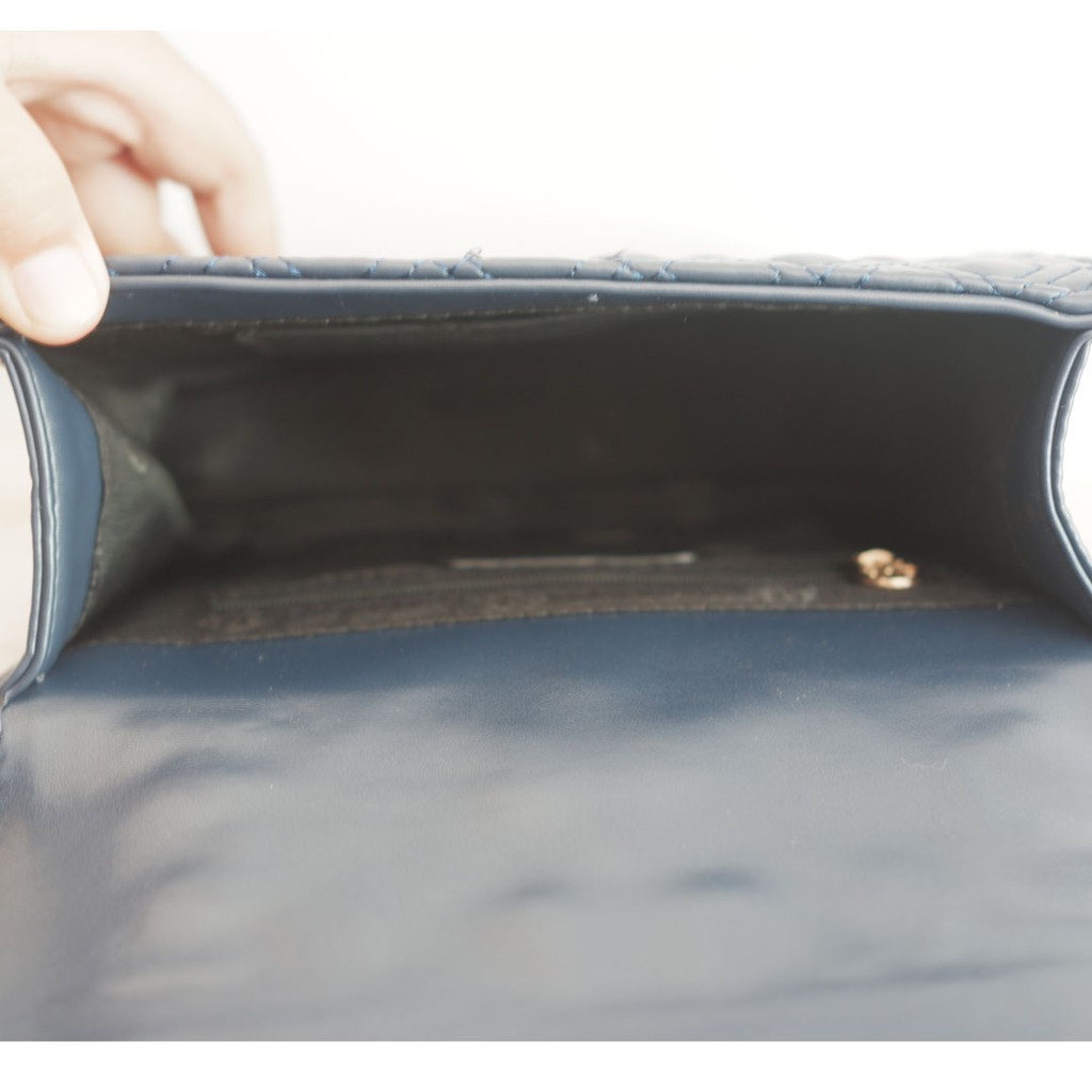 Quilt TB Fleming Small Convertible Shoulderbag PU Leather Semi Premium / Woman Slingbag multifungsi