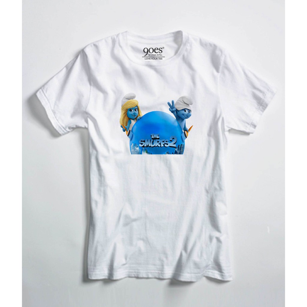 Kaos Anak CEWEK COWOK THE SMURF SMURFETTE Tshirt Bayi Lucu Premium - 15