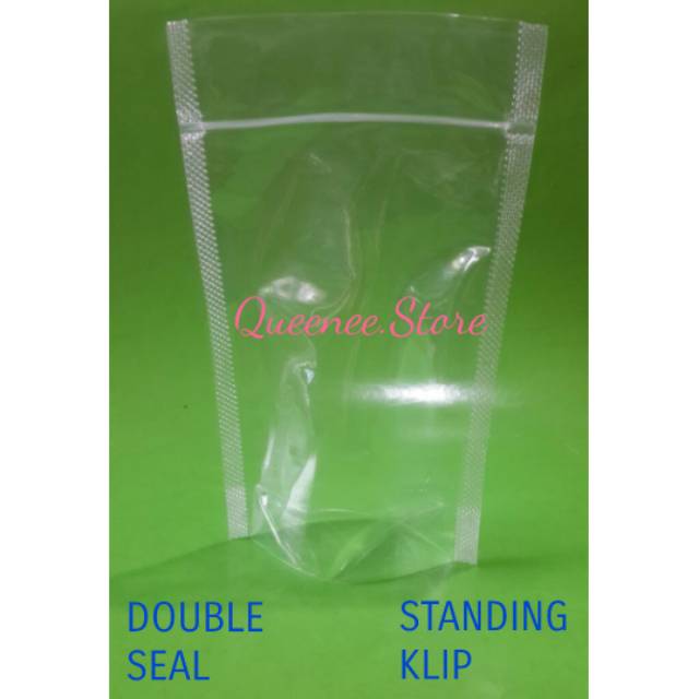 PLASTIK STANDING POUCH 14X22