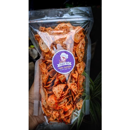 

Basreng pedas daun jeruk