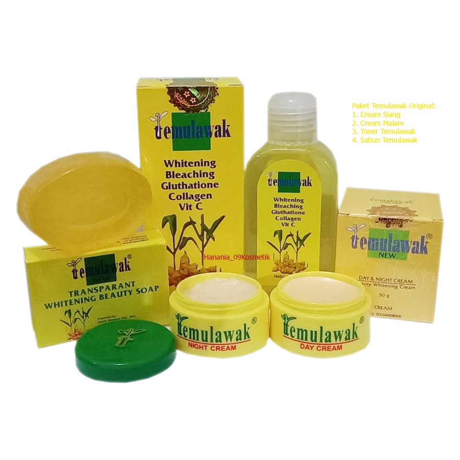 ⭐BAGUS⭐ [BPOM] THE FACE Skincare All Series | Temulawak | Collagen Sabun Day Night Cream Paket Krim Toner Serum
