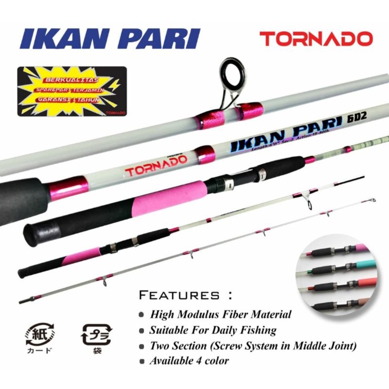 Joran Tornado Ikan Pari 15-30lb