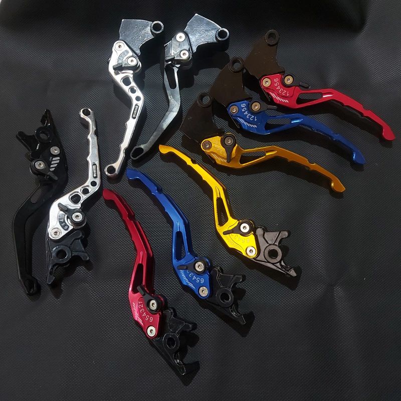 Handle Set Stelan Cnc Tiger New - Megapro - Cb150r - Cbr 150 - Satria Fu - Shogun Sp - Smash