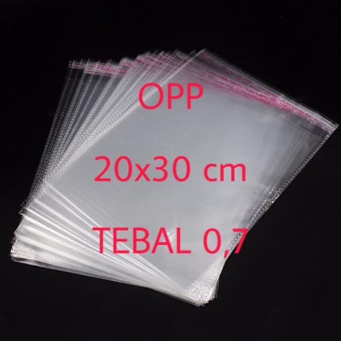 

PLASTIK OPP LEM / PLASTIK KACA 20X30 TEBAL 0,7