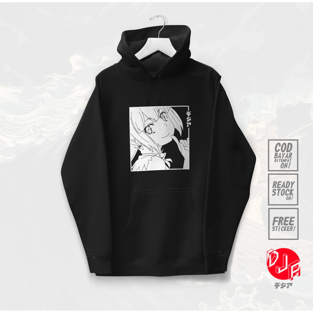 HOODIE HESTIA GODDESS DANMACHI FAMILIA BAJU JEPANG ANIME MANGA SWEATER JAKET DISTRO DJA CLOTH