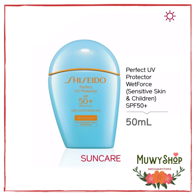 Shiseido Perfect UV Perfector SPF50+ for Sensitive Skin &amp; Children