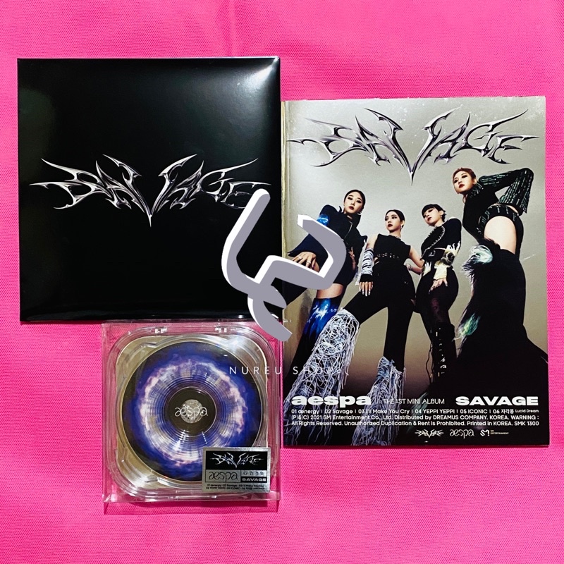AESPA - 1st Mini Album “SAVAGE” (Synk Dive / Hallucination Quest / P.O.S ver) Album Only
