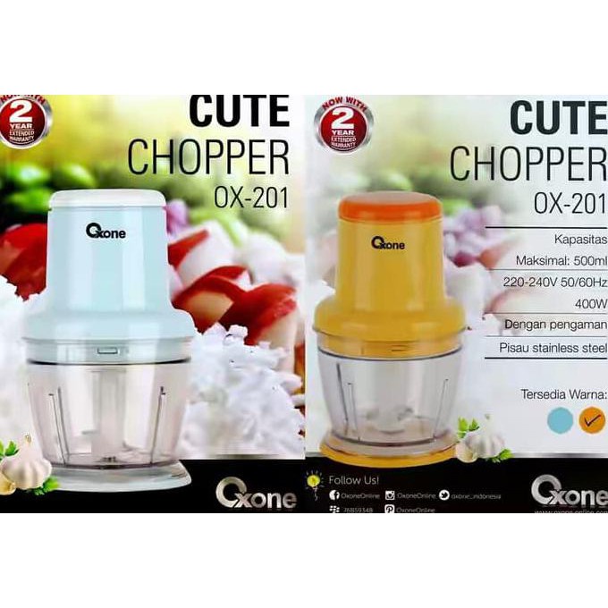 Oxone Cute Chopper Ox-201 Penghalus Serbaguna