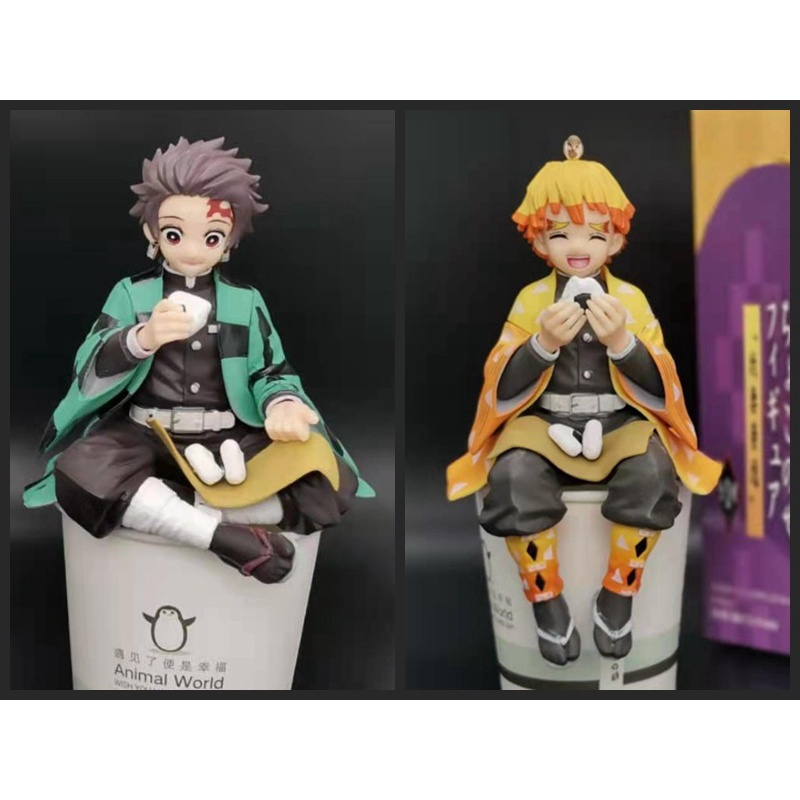 Action Figure Anime Demon Slayer Kimetsu No Yaiba Giyuu Zenitsu Rengoku Nezuko Tanjirou