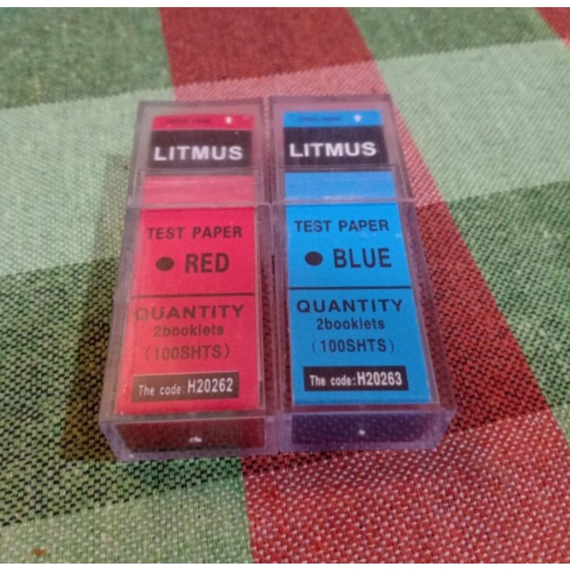 Kertas Lakmus Merah dan Biru