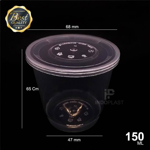CUP PUDING 150ML / CUP JELLY / FOOD CONTAINER 150ML / CUP 150ml/ CUP PUDDING 150ml