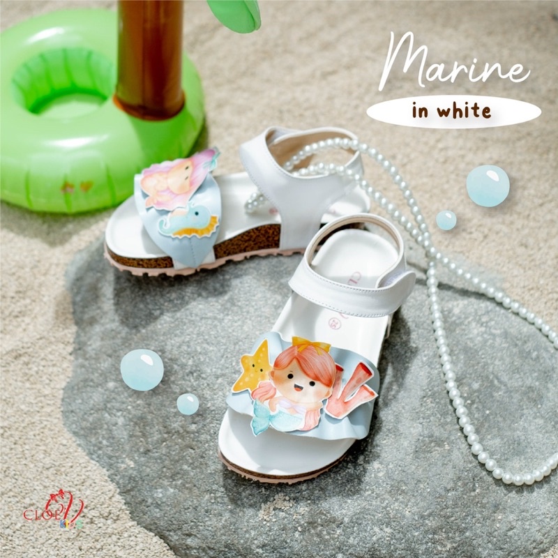 CLOEVKIDS - Marine Sepatu Sandal Anak Perempuan - Mermaid Series