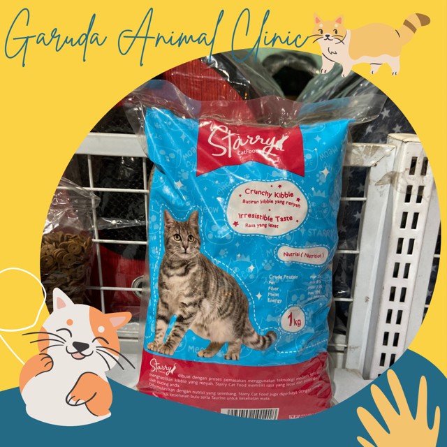 STARRY CAT 1kg Makanan Kucing