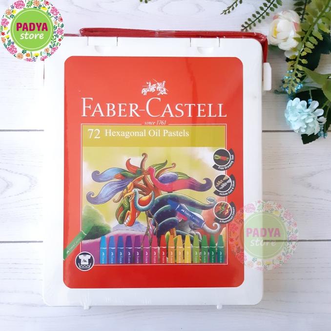 

[COD] Faber Castell Crayon Hexagonal Oil Pastel isi 72 warna BERKUALITAS Kode 899
