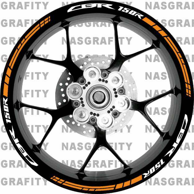 sticker velg racing honda CBR 150R Ori