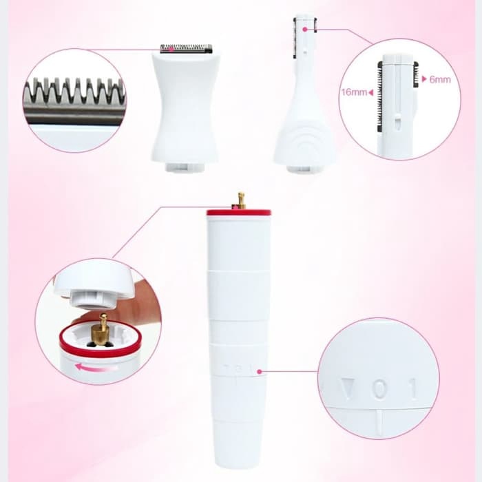 Mesin Cukur Alis Bulu Hidung Rambut Tubuh Electric Shaving Machine