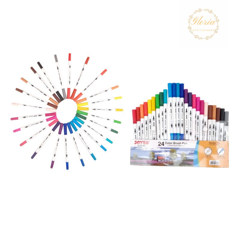 

H7Y Brush pen joyko 12 warna CLP 06/ Brush pen joyko 24 warna CLP 07