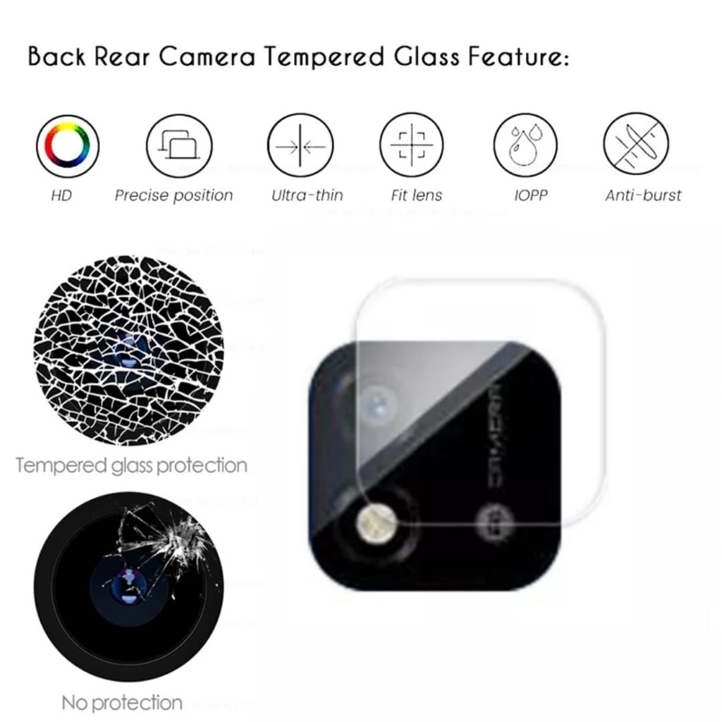 PROMO 2in1 Tempered Glass REALME C11 / C11 2021 Full Layar kaca List Hitam Free Camera Glass