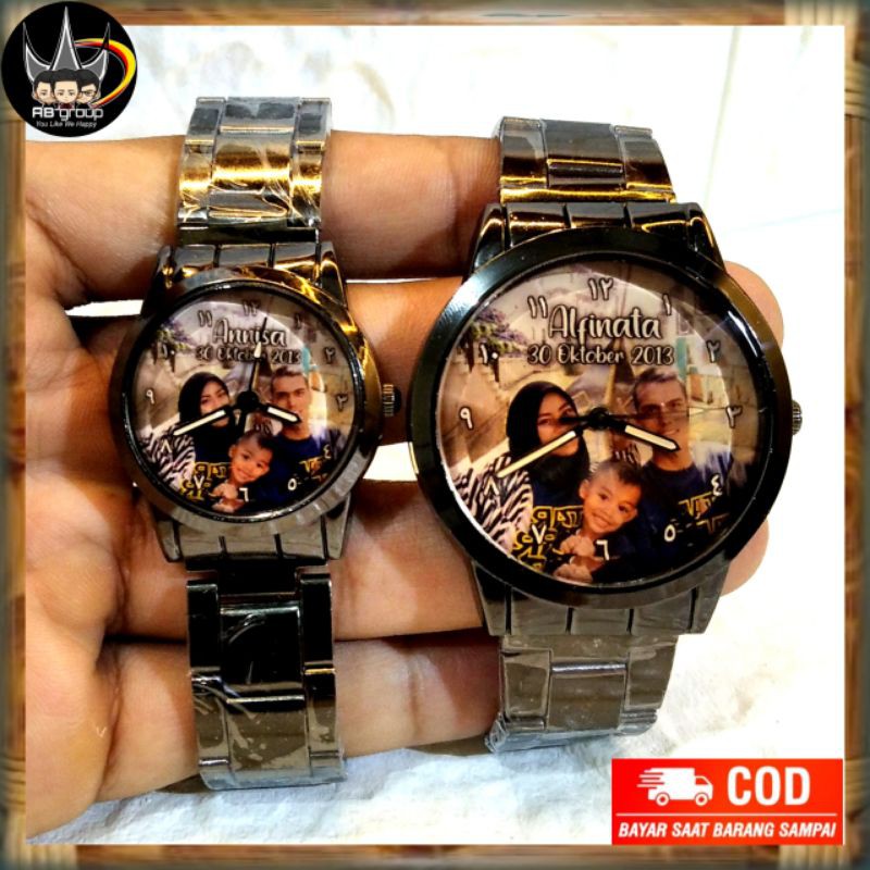 Jam Tangan Custom Desain Foto | Bisa Request Desain