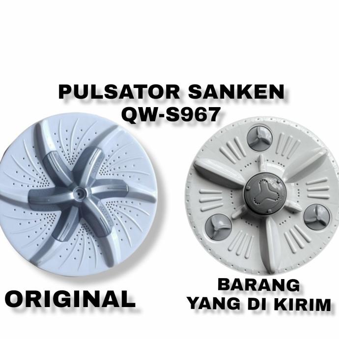 ,,,,,,,] Pulsator Baling Baling Kipas Bawah Mesin Cuci Sanken QW-S967