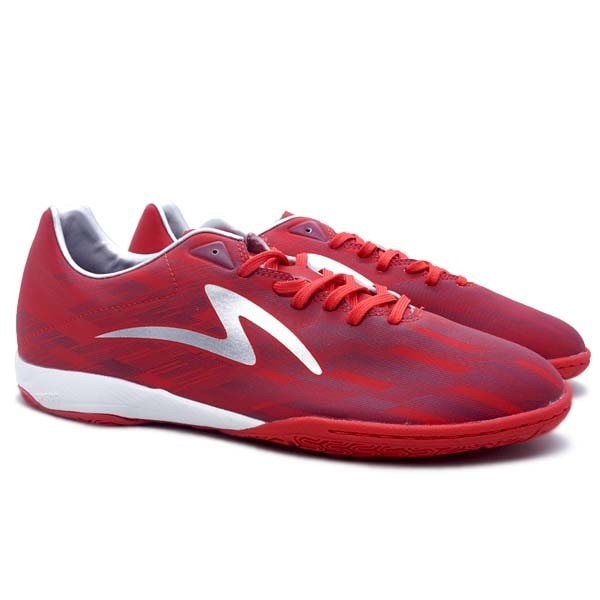 Sepatu Futsal Specs Accelerator Lightspeed Pro In Red Silver