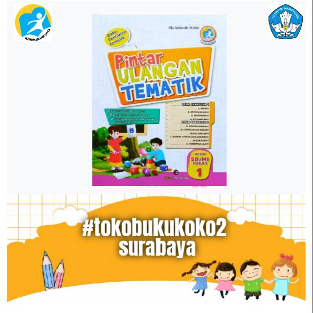 BUKU SOAL PINTAR ULANGAN TEMATIK KELAS 1 SD