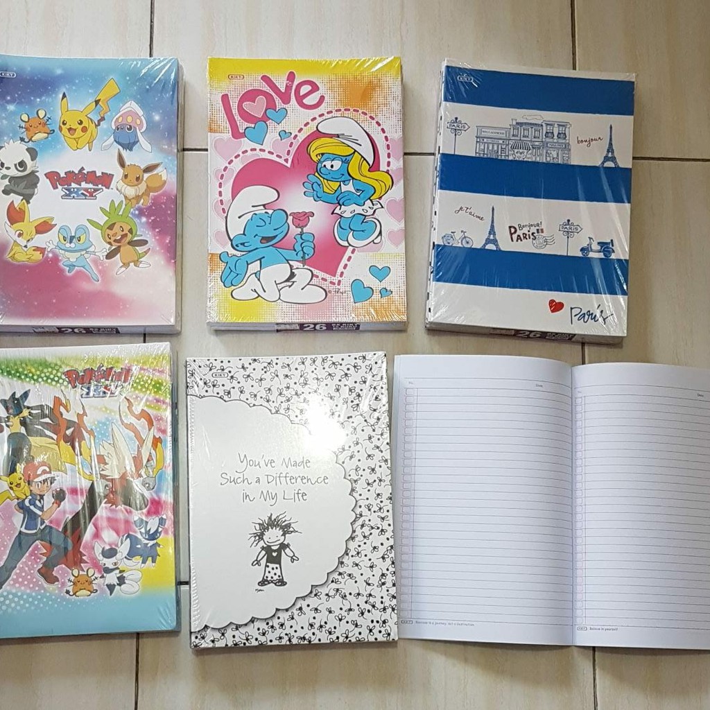 

1 PAK ISI 10 BUKU TULIS KIKY BOXY 26 LEMBAR GROSIR