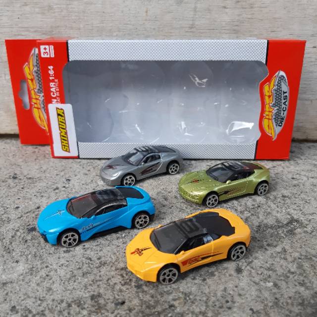 Diecast Set Mobil Sedan - Paket Mainan Miniatur Car Anak Edukatif