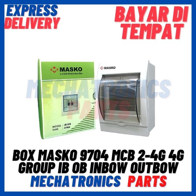 [BOX-9024] BOX MASKO 9704 MCB 2-4G 4G GROUP IB OB INBOW OUTBOW 4 GROUP