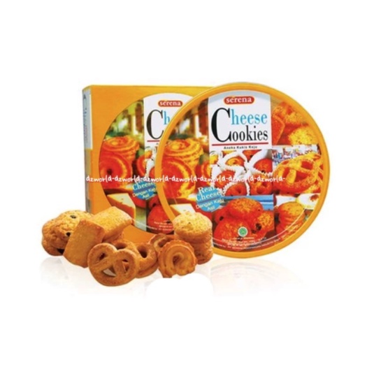 Serena Cheese Cookies Kukis keju 450gr Aneka Snack Cemilan Keju Kaleng Want Cookies Say Cheese Serrena