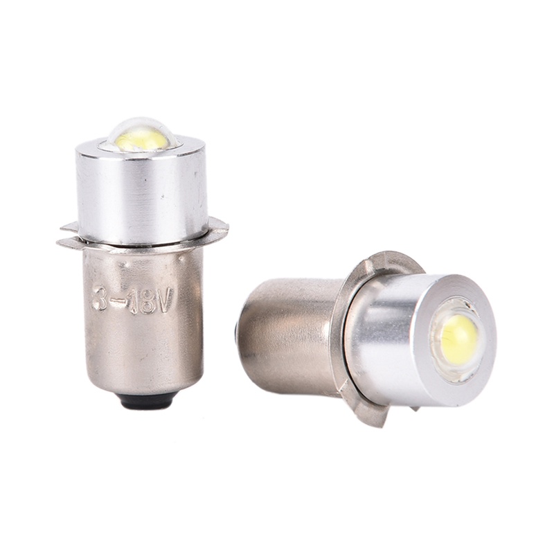 {LUCKID}P13.5S PR2 1W Warm/White Led FlashLight Bulb High Brightness Lamps 90lm DC 18V