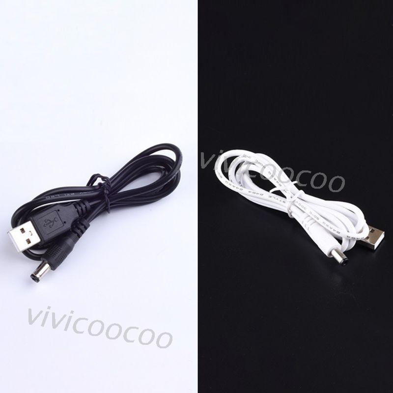 Vivi Kabel Adapter Power Supply Usb Male Ke Dc 5.5x2.1mm Dc5V