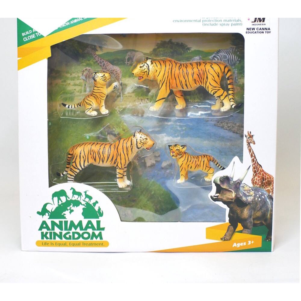 New Canna Animal Kingdom - Tiger Wild Family - Harimau Dapat 4pcs