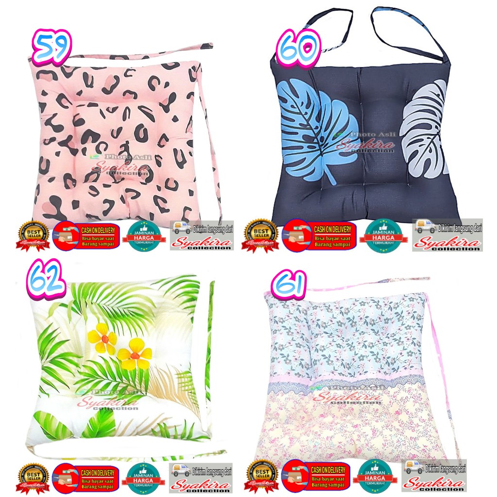 Bantal Alas Duduk Lesehan Motif Alas Duduk Motor 40x40