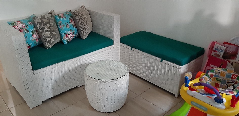 Set Teracce Gentong Matahari Rotan Sintetis
