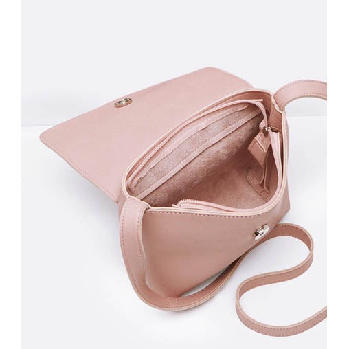 TAS SOPHIE MARTIN TREVESIA PINK T6936P3 SELEMPANG PINK KULIT IMPORT PROMO DISKON MEMBER TERMURAH