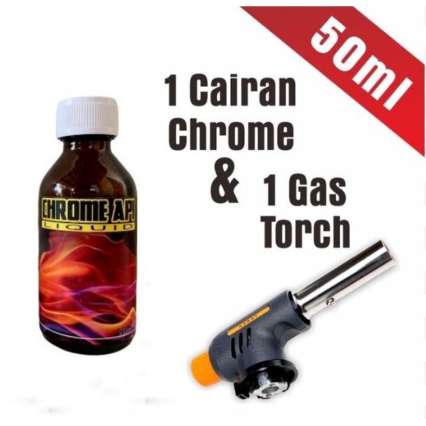 TERBARU CAIRAN CHROME API ATAU CHROME BAKAR PLUS GAS PORTABLE GAS TORCH 50ml