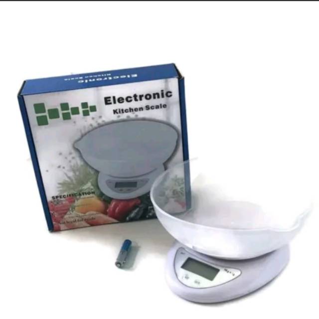 Timbangan Kue Digital 5kg // Timbangan Dapur // Timbangan Mangkok // Electronic Kitchen Scale