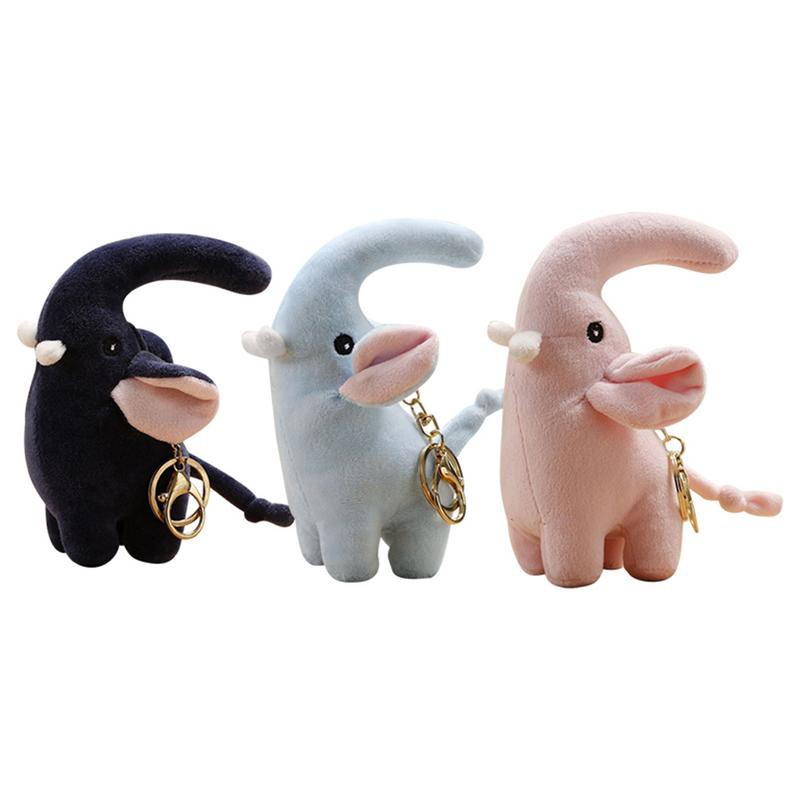 plush elephant keychain