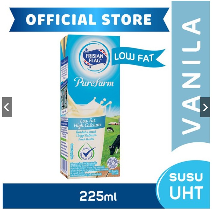 

Frisian Flag Low Fat French Vanilla 225ml