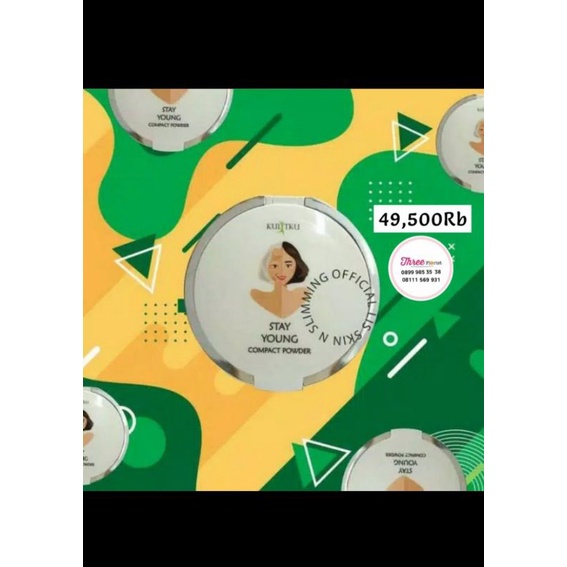 Liz skincare / bedak stay young / bedak padat