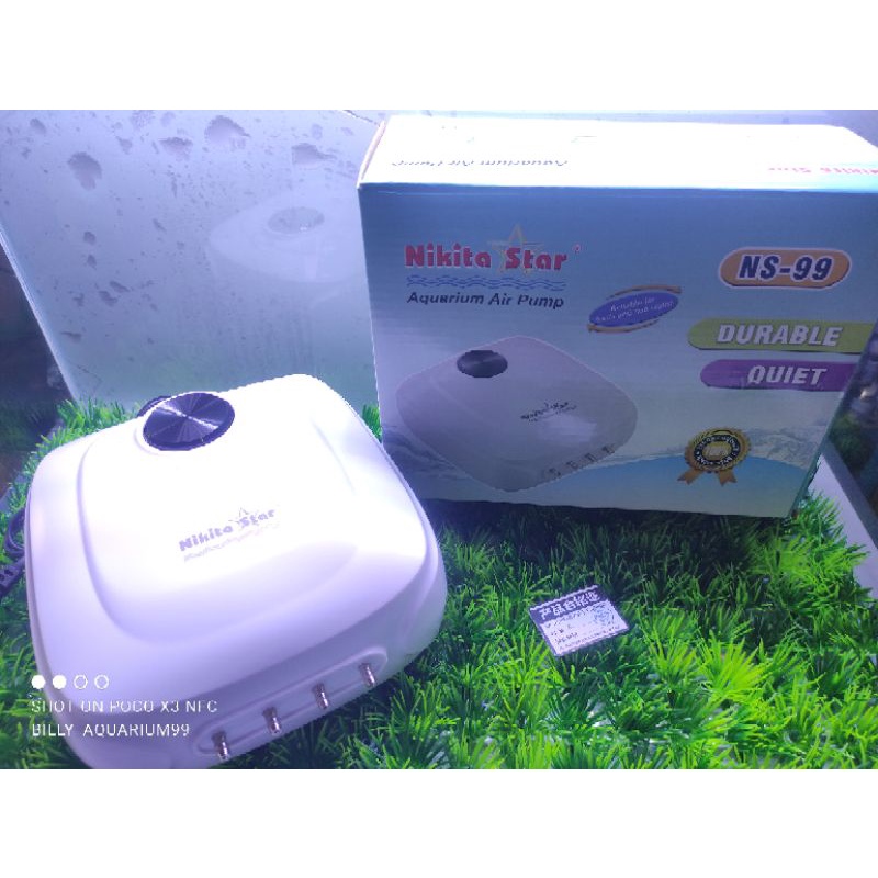 NS-99 | POMPA UDARA NIKITA STAR NS-99 AERATOR 4 LUBANG - AIR PUMP 4 LOBANG