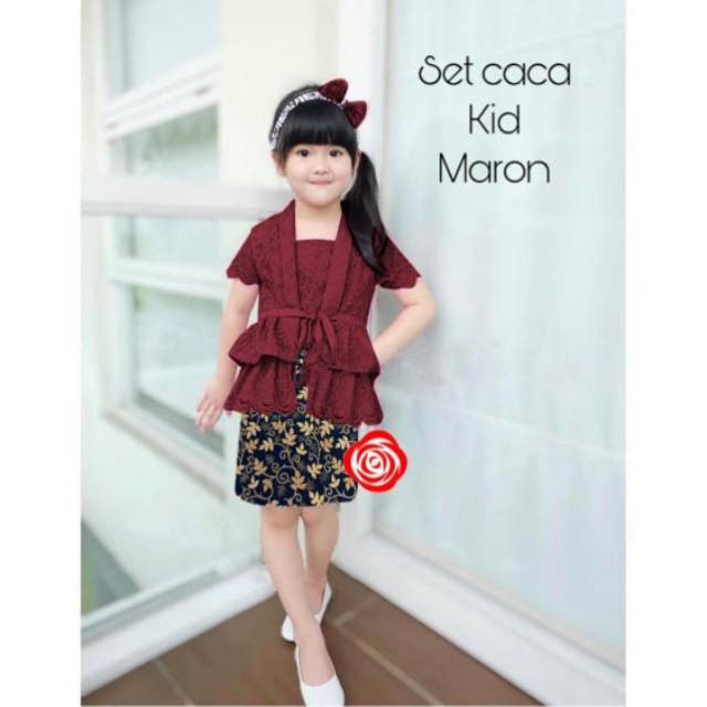 TOKE BAJU Sf set caca batik kid grosir tanah abang